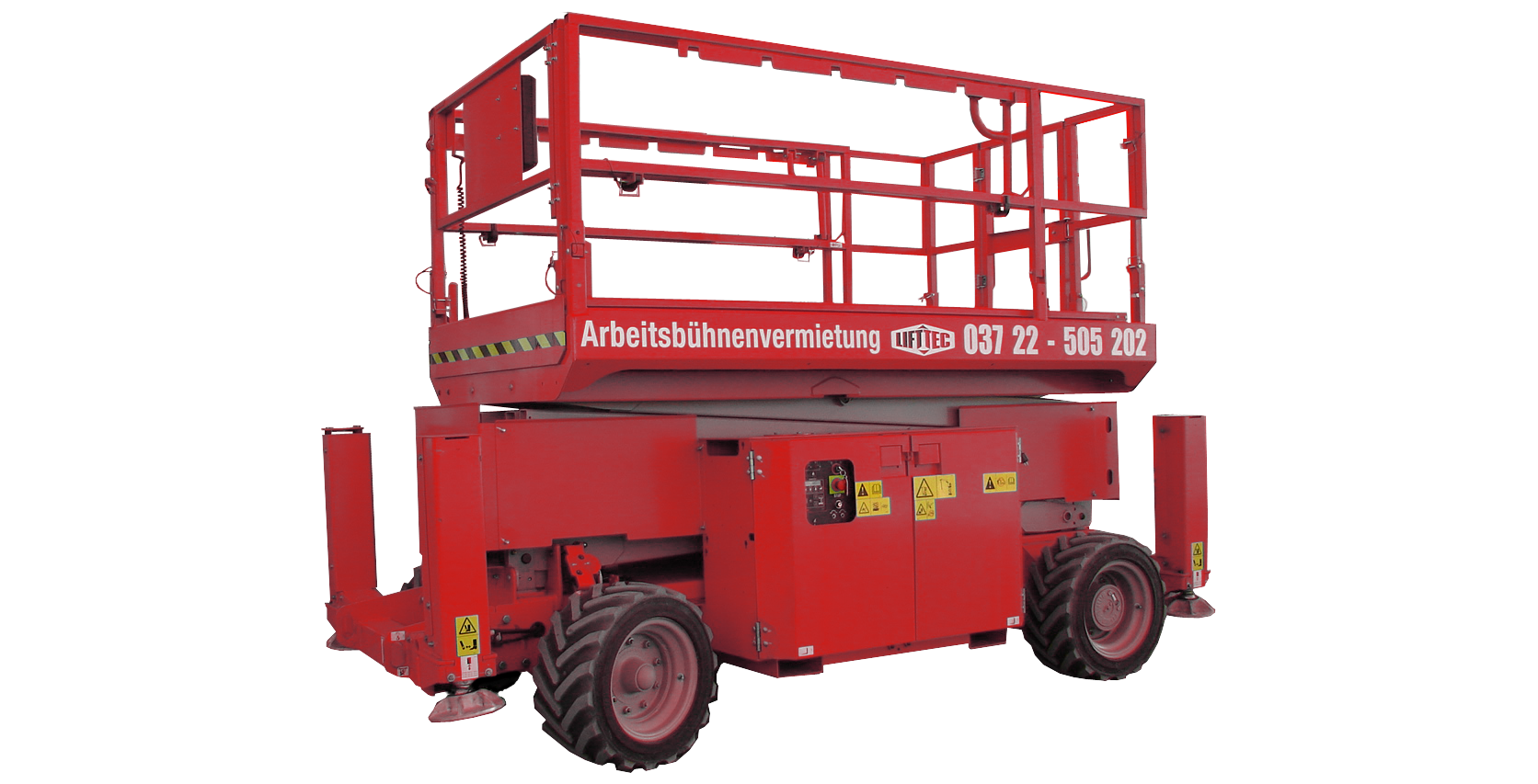 Scheren-Arbeitsbühnen mieten